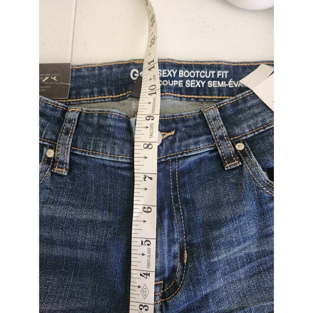 GAP sexy bootcut womens jeans sz 6L nwt no distressing classic preppy tall - Picture 10 of 11